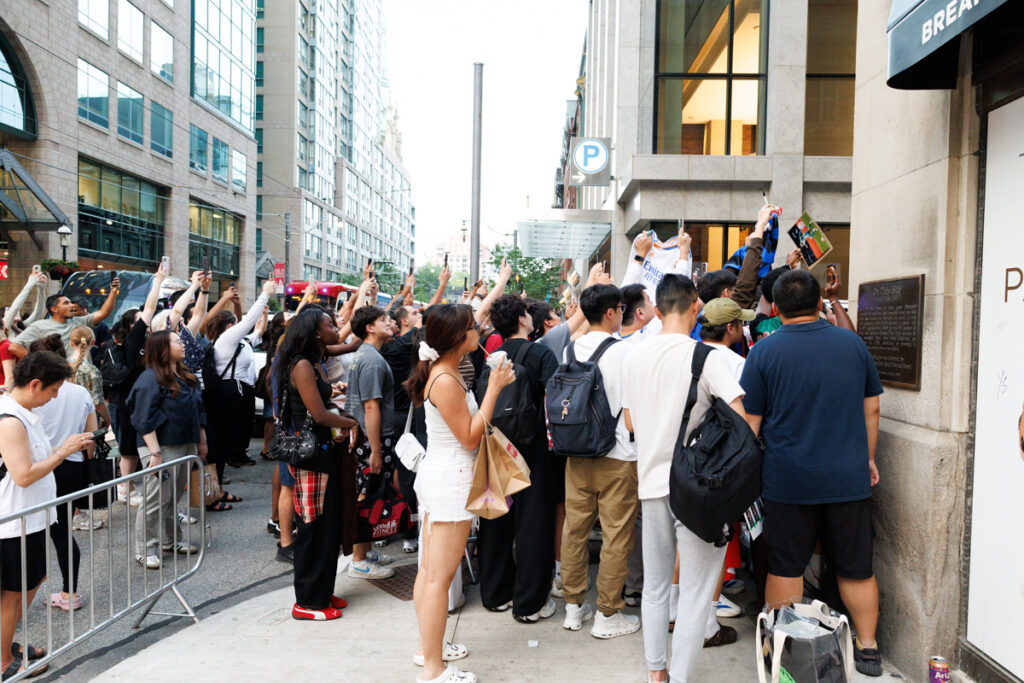 Team Croatia arrives at the King Edward Hotel in Toronto ahead of their FIFA World Cup match against Portugal.