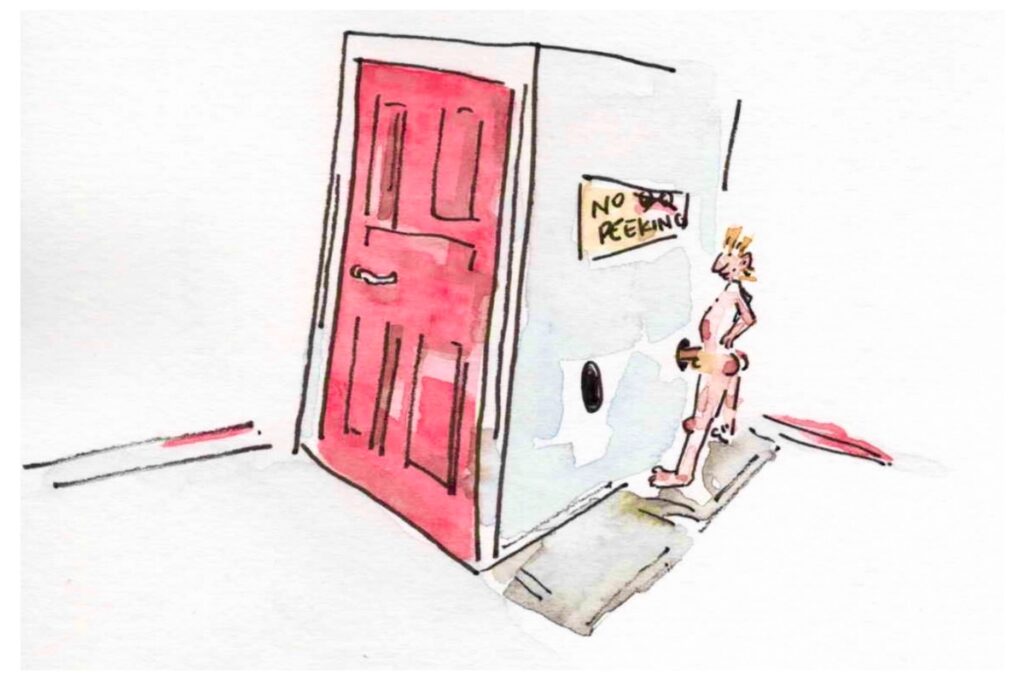 Painting by Toronto artist Sam Stott.